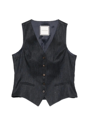 Tagliatore Gracie button waistcoat - Blue