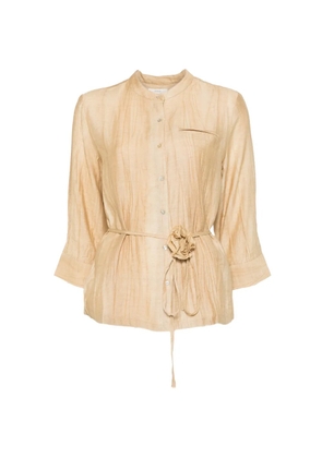 YERSE chest-pocket shirt - Neutrals