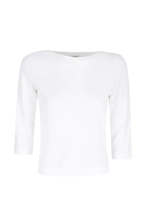 Roberto Collina boat neckline T-shirt - White