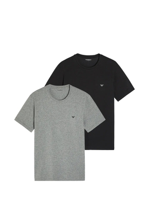 Emporio Armani logo-print T-shirts (set of two) - Grey