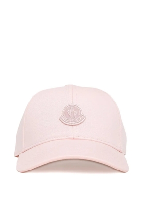 Moncler logo-appliqué baseball cap - Pink