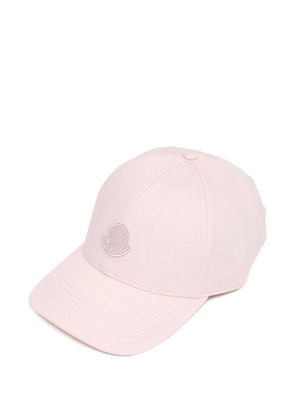 Moncler logo-appliqué baseball cap - Pink