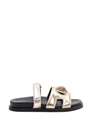 Kurt Geiger London Eagle cut-out sandals - Gold