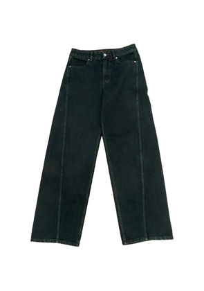 Eckhaus Latta asymmetric-seam jeans - Green