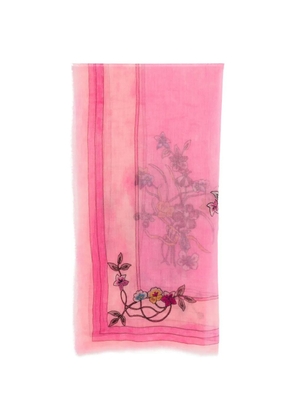 Faliero Sarti floral scarf - Pink
