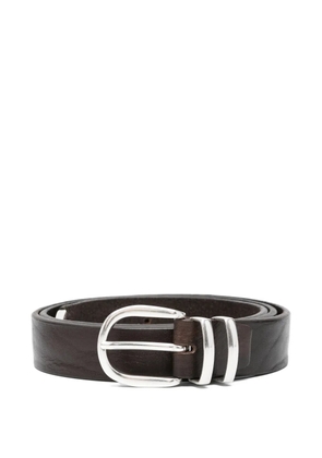 ALBERTO LUTI calf-leather belt - Brown