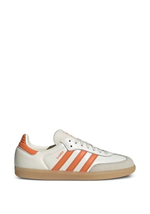 adidas Samba OG three-stripe leather sneakers - Neutrals
