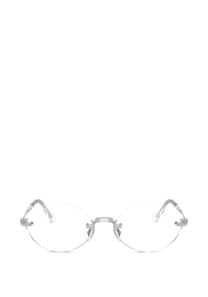 Ray-Ban oval-frame glasses - Grey