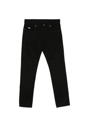 Emporio Armani logo-plaque jeans - Black