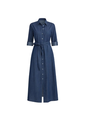 Kocca Hignacia tie-waist shirt dress - Blue