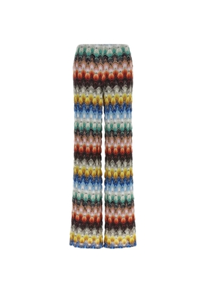 Missoni elasticated-waist trousers - Blue