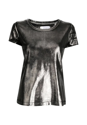 Madison.Maison metallic coated T-shirt - Grey