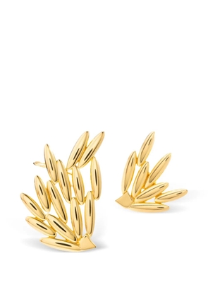 Federica Tosi Orecchini leaf design earrings - Gold