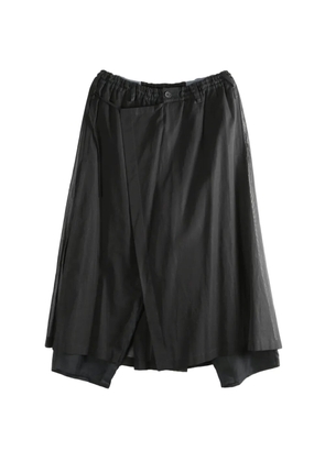 Yohji Yamamoto wrap trousers - Black