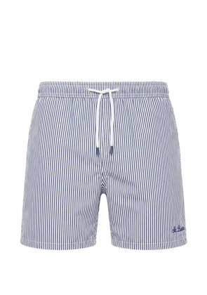 MC2 Saint Barth striped drawstring swim shorts - Blue