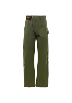 JW Anderson panelled trousers - Green