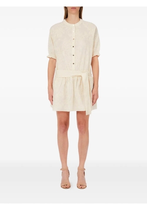 LIU JO button floral dress - Neutrals