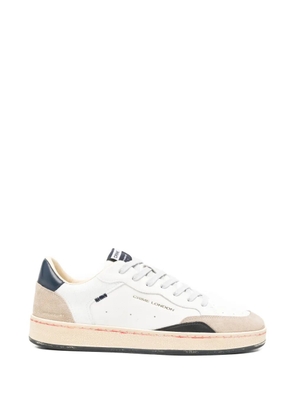 Crime London Chelsea suede panel sneakers - White