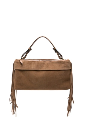LORISTELLA fringed shoulder bag - Brown