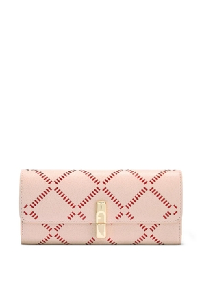 Furla Iride perforated wallet - Pink
