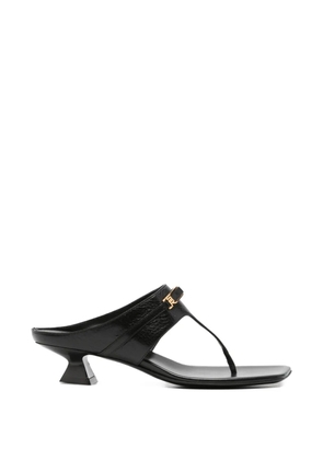 Sergio Rossi square-toe sandals - Black