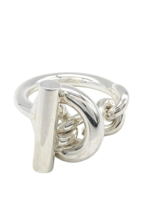 Hermès Pre-Owned 2010 GM Croisette ring - Silver
