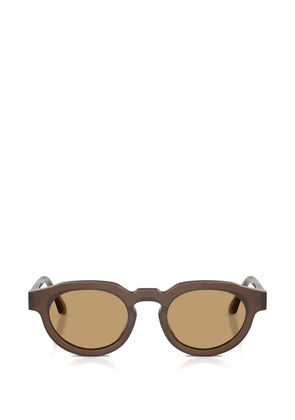 Giorgio Armani round-frame sunglasses - Brown