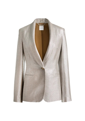 St. John lame suiting blazer - Gold