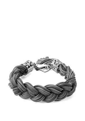 Emanuele Bicocchi braided bracelet - Silver