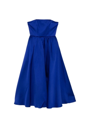 Roland Mouret strapless A-line dress - Blue