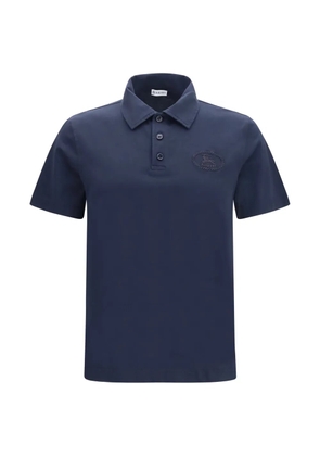 Burberry embroidered polo shirt - Blue