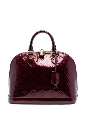 Louis Vuitton Pre-Owned 2013 Monogram Vernis Alma PM handbag - Red