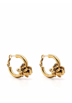 Fabiana Filippi brass cluster hoop earrings - Gold