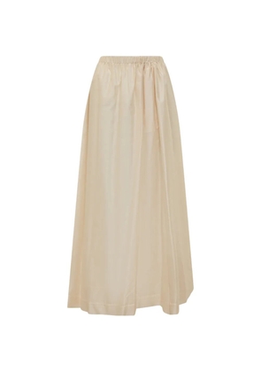 LE SULLY STUDIO elasticated long skirt - Neutrals