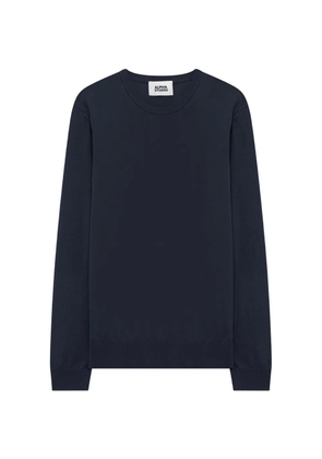 ALPHA STUDIO crew neck sweater - Blue