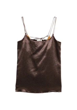 Alysi strapless top - Brown