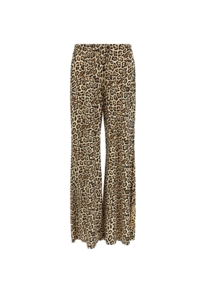 Goldbergh Bianca jaguar-print palazzo pants - Neutrals