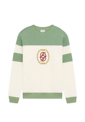 Drôle De Monsieur logo-embroidered sweatshirt - Neutrals