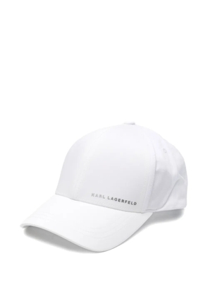 Karl Lagerfeld logo cap - White