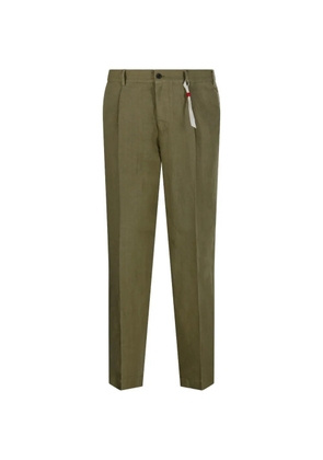 Santaniello Irno pleated trousers - Green