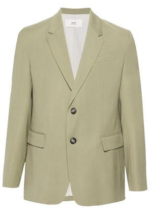 AMI Paris single-breasted blazer - Green