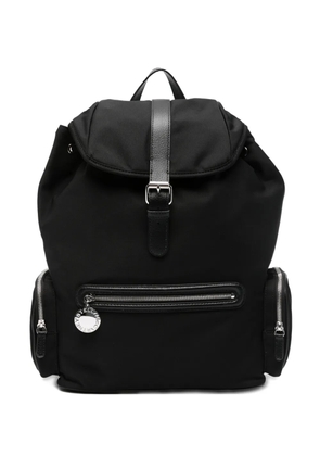 Stella McCartney Dartmoor drawstring flap backpack - Black