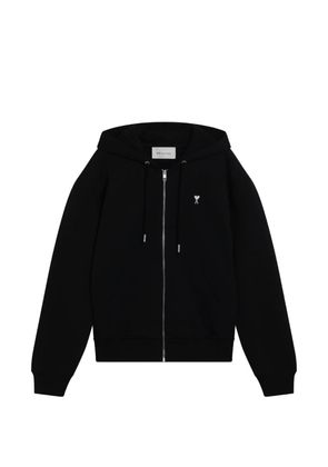AMI Paris Ami de Coeur zip-up hoodie - Black