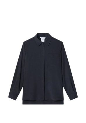 Max Mara patch-pocket long-sleeve shirt - Blue