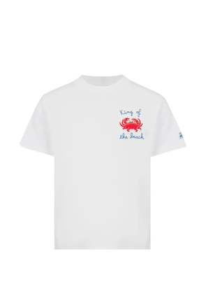 MC2 Saint Barth embroidered graphic T-shirt - White