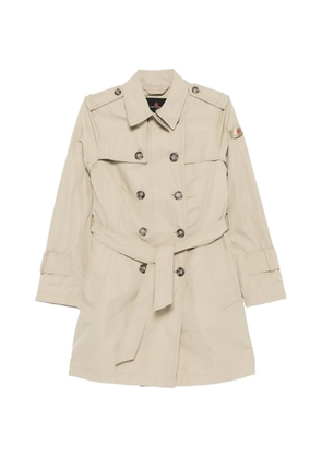 Peuterey Knude button belted coat - Neutrals