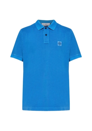 Stone Island short-sleeve polo shirt - Blue