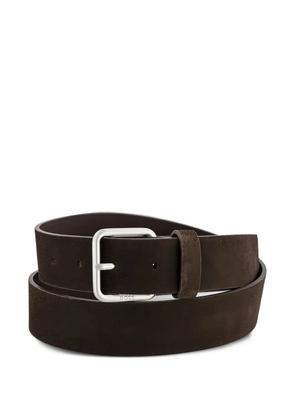 BOSS square-buckle belt - Brown
