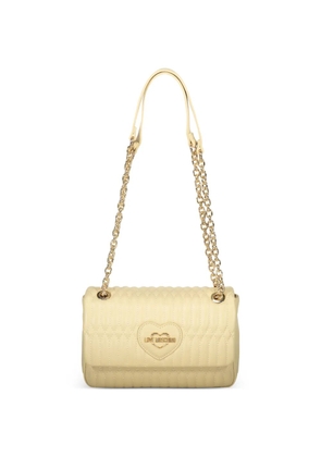 Love Moschino quilted chain shoulder bag - Neutrals