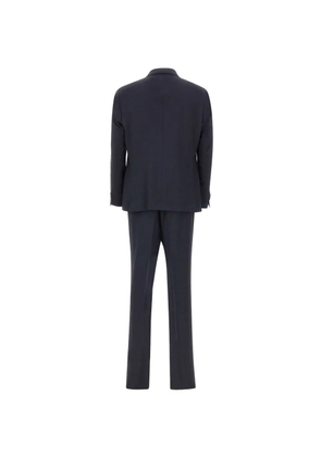 Manuel Ritz pin flap pockets suit - Blue
